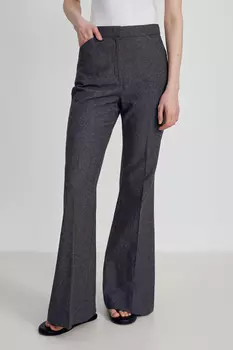 Брюки изо льна и хлопка