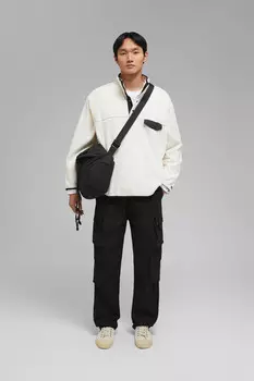 Брюки-карго с эластичным поясом