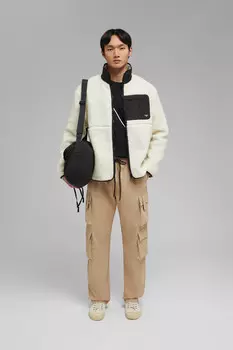 Брюки-карго с эластичным поясом