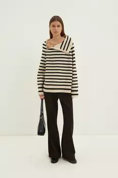 Брюки клеш с шерстью