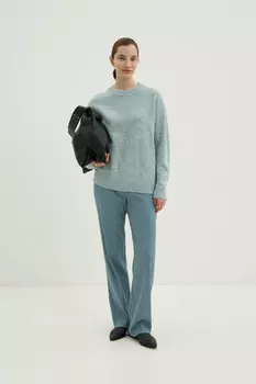 Брюки прямого силуэта на средней посадке