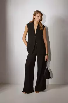 Брюки широкого силуэта