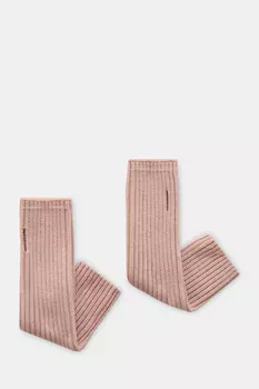 Длинные митенки с шерстью