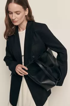 Двубортный жакет с добавлением льна