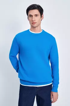 Джемпер из хлопка прямого силуэта