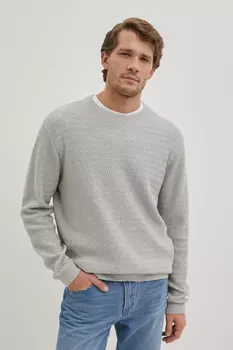 Джемпер из хлопка прямого силуэта