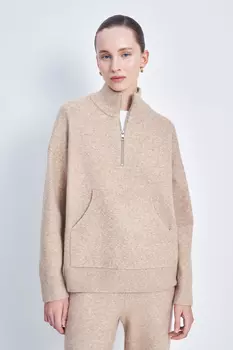 Джемпер на молнии с карманами