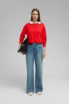 Джемпер-поло из хлопка