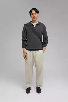 Джемпер-поло с шерстью