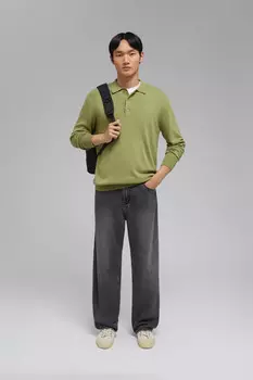 Джемпер-поло с шерстью