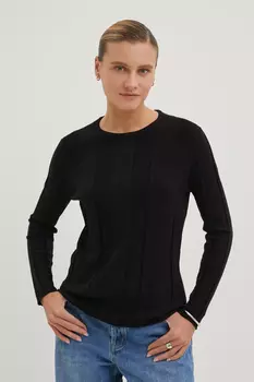 Джемпер полуприлегающего силуэта в полоску