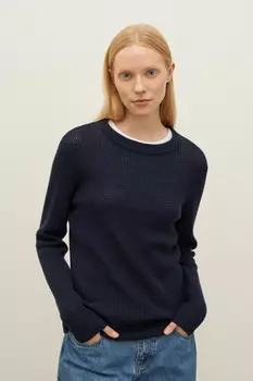 Джемпер приталенного силуэта с шерстью