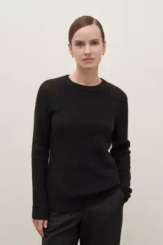 Джемпер приталенного силуэта с шерстью