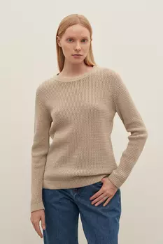 Джемпер приталенного силуэта с шерстью