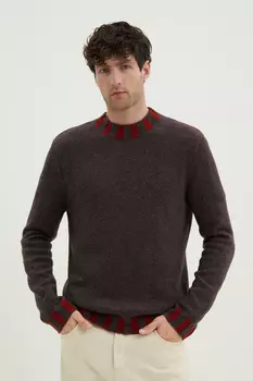 Джемпер с хлопком и шерстью