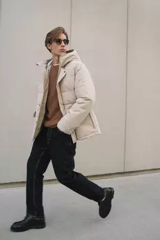 Джемпер с круглым вырезом