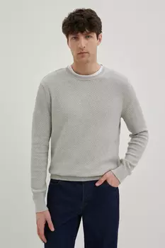 Джемпер с округлой горловиной