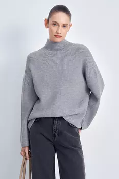 Джемпер с шерстью свободного силуэта