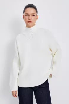 Джемпер с шерстью свободного силуэта