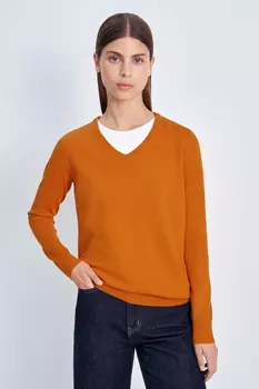 Джемпер с v-образным вырезом
