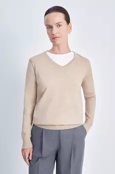Джемпер с v-образным вырезом