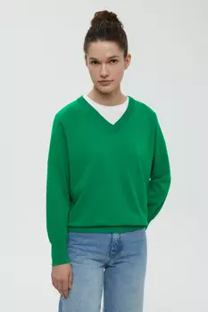 Джемпер с v-образным вырезом