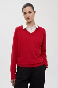 Джемпер с v-образным вырезом