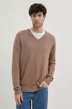 Джемпер с v-образным вырезом