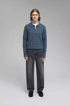 Джемпер с воротником-поло