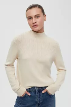 Джемпер с воротником-стойкой