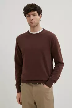 Джемпер свободного силуэта из хлопка