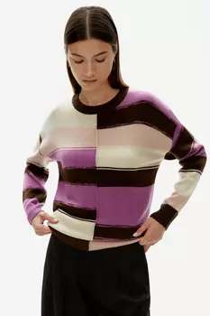 Джемпер свободного силуэта с шерстью