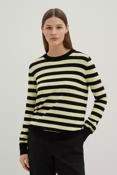 Джемпер в полоску с добавлением вискозы