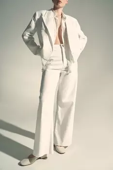 Джинсы wide leg fit женские