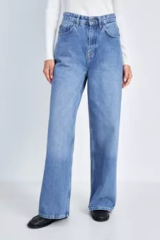 Джинсы wide leg fit женские