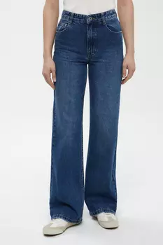 Джинсы wide leg fit женские