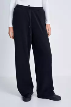 Флисовые спортивные брюки широкого кроя