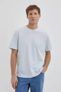 Футболка из хлопка прямого кроя