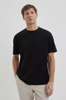 Футболка из хлопка прямого кроя