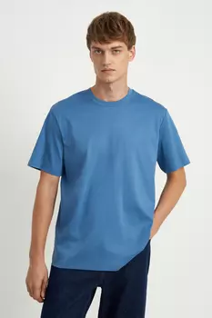 Футболка из хлопка прямого кроя