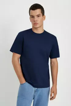 Футболка из хлопка прямого кроя