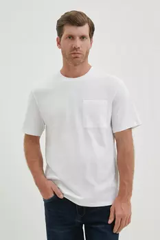 Футболка из хлопка прямого силуэта