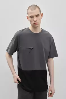 Футболка из хлопка с карманом