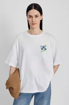 Футболка из хлопка с коротким рукавом