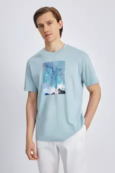 Футболка из хлопка с коротким рукавом