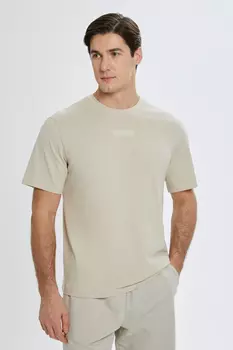 Футболка из хлопка с принтом