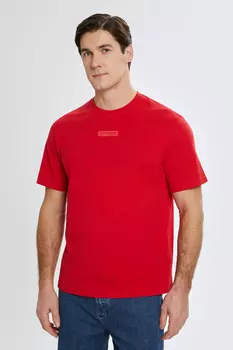 Футболка из хлопка с принтом