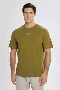 Футболка из хлопка с принтом