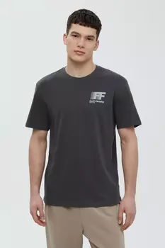 Футболка из хлопка с принтом