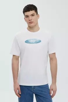 Футболка из хлопка с принтом